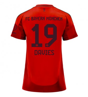 Bayern Munich Alphonso Davies #19 Hemmatröja Kvinnor 2024-25 Kortärmad